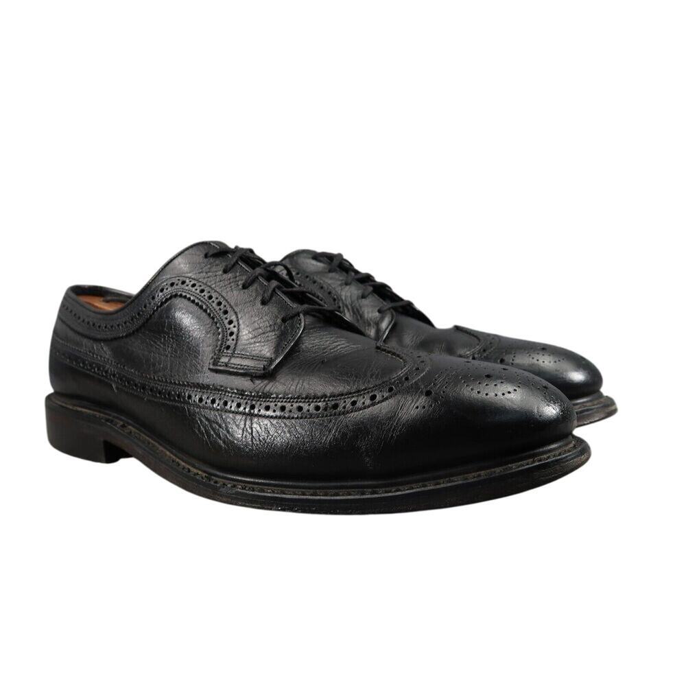 Hy Test Shoes Mens 8.5 Oxford Derby Wingtip Brogue Safety Work Leather Classic